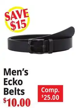 Ocean State Job Lot Men's Ecko Belts offer