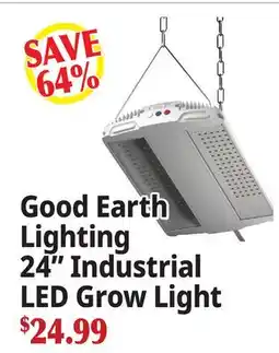 Ocean State Job Lot Good Earth Lighting 24 Industrial LED Grow Light offer