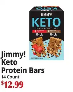 Ocean State Job Lot Jimmy! KetoKeto Protein Bars offer
