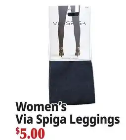 Ocean State Job Lot Women's Via Spiga Leggings offer