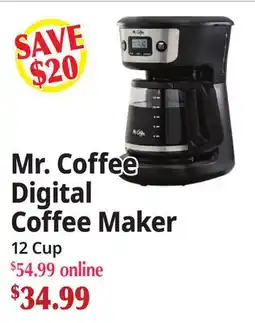 Ocean State Job Lot Mr. Coffee Digital Coffee Maker offer