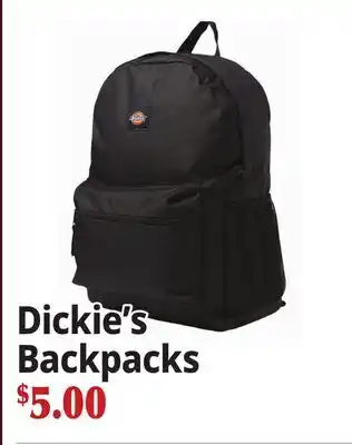 Ocean State Job Lot Dickie's Backpacks offer