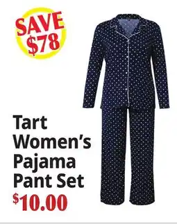Ocean State Job Lot Tart Women's Pajama Pant Set offer