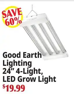 Ocean State Job Lot Good Earth Lighting 24 4-Light, LED Grow Light offer