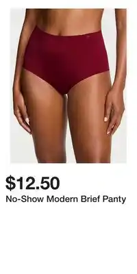 Victoria's Secret No-Show Modern Brief Panty offer