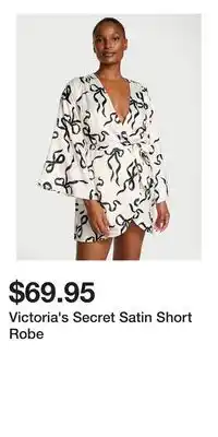 Victoria's Secret Victoria's Secret Satin Short Robe offer
