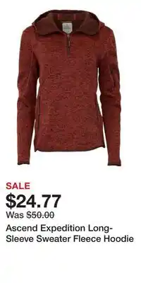 Cabela's Ascend Expedition Long-Sleeve Sweater Fleece Hoodie offer