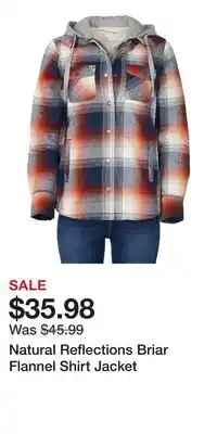 Cabela's Natural Reflections Briar Flannel Shirt Jacket offer