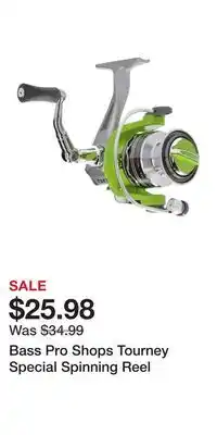 Cabela's Bass Pro Shops Tourney Special Spinning Reel offer