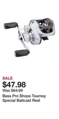 Cabela's Bass Pro Shops Tourney Special Baitcast Reel offer