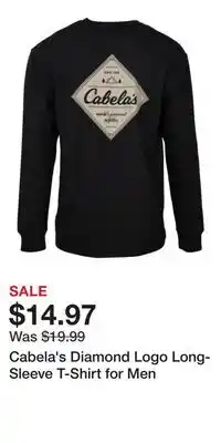 Cabela's Cabela's Diamond Logo Long-Sleeve T-Shirt for Men offer