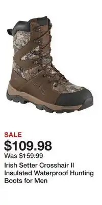 Cabela's Irish Setter Crosshair II Insulated Waterproof Hunting Boots for Men offer
