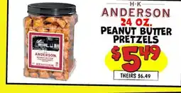 Ollie's H. K ANDERSON 24 OZ. PEANUT BUTTER PRETZELS offer
