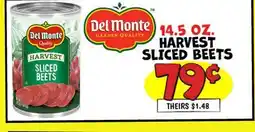 Ollie's Del Monte 14.5 OZ. HARVEST SLICED BEETS offer