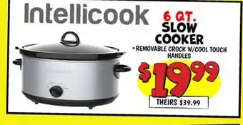 Ollie's Intellicook 6 QT. SLOW COOKER offer