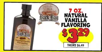 Ollie's Back Bay 7 OZ. NATURAL VANILLA FLAVORING offer