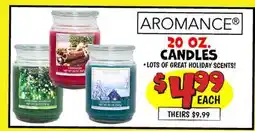 Ollie's AROMANCE 20 OZ. CANDLES offer