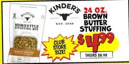 Ollie's KINDER'S 24 OZ. BROWN BUTTER STUFFING offer