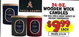 Ollie's 24 OZ. WOODEN WICK CANDLES offer