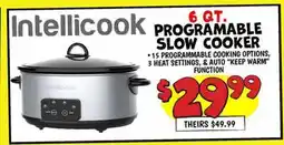 Ollie's Intellicook 6 QT. PROGRAMABLE SLOW COOKER offer