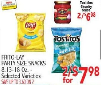 Ingles Markets Frito-Lay Party Size Snacks offer