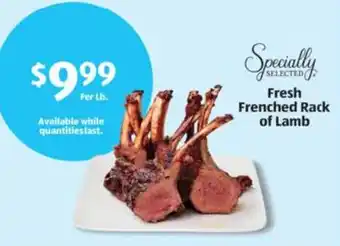 Fresh Frenched Rack of Lamb