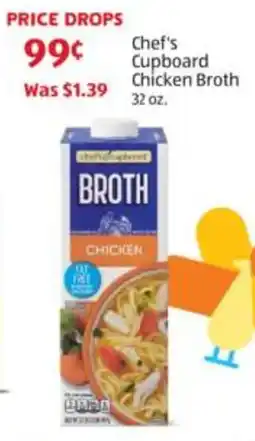 Aldi Chef's Cupboard Chicken Broth offer