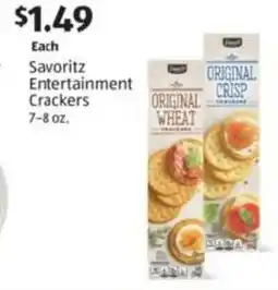 Aldi Savoritz Entertainment Crackers offer