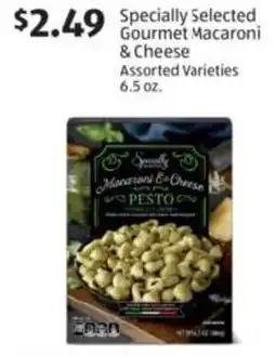 Aldi Specially Selected Gourmet Macaroni and Cheese offer