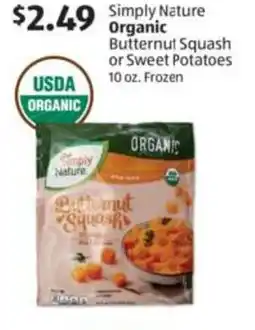Aldi Simply Nature Organic Butternut Squash offer