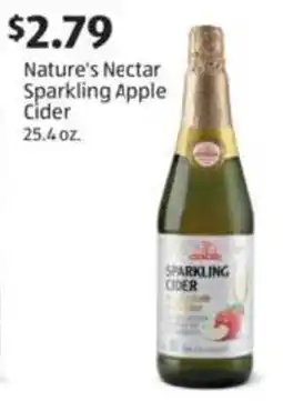 Aldi Nature's Nectar Sparkling Apple Cider offer