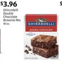 Aldi Ghirardelli Double Chocolate Brownie Mix offer