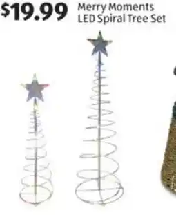 Aldi Merry Moments LED Spiral Tree offer