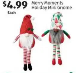 Aldi Merry Moments Holiday Mini Gnome offer