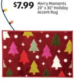 Aldi Merry Moments 20" x 30" Holiday Accent Rug offer