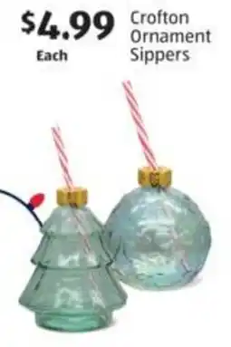 Aldi Crofton Ornament Sippers offer