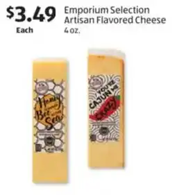Aldi Emporium Selection Artisan Flavored Cheese offer