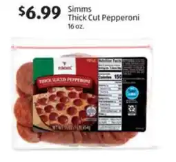 Aldi Simms Thick Cut Pepperoni offer