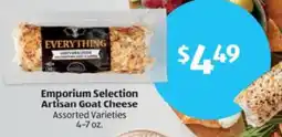 Aldi Emporium Selection Artisan Goat Cheese offer