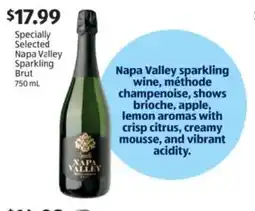 Aldi Napa Valley Sparkling Brut offer