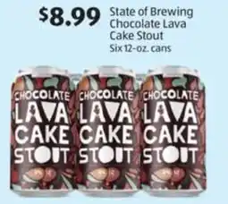 Aldi State of Brewing Chocolate Lava Cake Stout Six offer