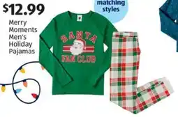Aldi Merry Moments Men's Holiday Pajamas offer