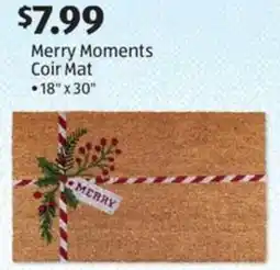Aldi Merry Moments Coir Mat offer