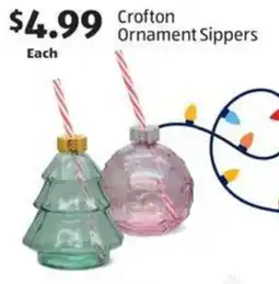 Aldi Crofton Ornament Sippers offer