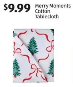 Aldi Merry moments cotton tablecloth offer