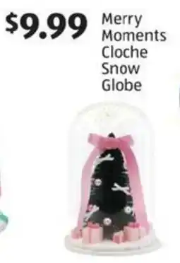 Aldi Merry moments cloche snow globe offer