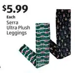 Aldi Serra ultra plush leggings offer