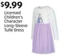 Aldi Licensed Children's Character Long-Sleeve Tulle Dress offer