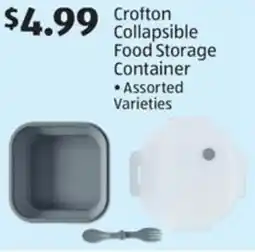 Aldi Crofton Collapsible Food Storage Container offer