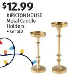 Aldi Kirkton house metal candle holders offer